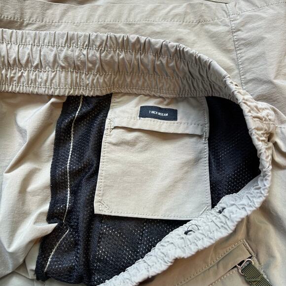 Bonobos Swim‎ Trunks 7" Inseam Board Shorts Unlined Khaki Preppy Men's Size XXL - Picture 8 of 10